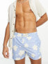 Фото #1 товара New Look floral swim shorts in blue