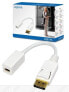 Фото #2 товара LogiLink Adapter DisplayPort / Mini DisplayPort - DisplayPort - Mini DisplayPort - Male - Female - White