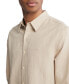 Фото #3 товара Men's Classic-Fit Textured Button-Down Shirt
