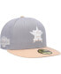 Фото #5 товара Men's Gray, Peach Houston Astros 2004 MLB All-Star Game Purple Undervisor 59FIFTY Fitted Hat