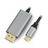 Фото #1 товара Кабель USB type C - DisplayPort 1.8м Akyga AK-AV-16