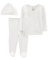 Baby 3-Piece PurelySoft Side-Snap Set 3M