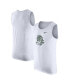 Men's White Michigan State Spartans Vintage-like Logo Performance Tank Top