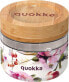 Фото #1 товара Quokka Quokka Deli Food Jar - Pojemnik szklany na żywność / lunchbox 500 ml (Dark Flowers)