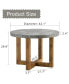 Фото #8 товара Circular Dining Table with MDF Top, 42"x42"x30"