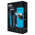 Фото #7 товара Braun Series 3 ProSkin 3045s - Foil shaver - 2 SensoFoil - 1 Middle Trimmer - Black - Blue - LED - Battery - Nickel-Metal Hydride (NiMH)