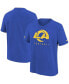 ფოტო #1 პროდუქტის Big Boys Royal Los Angeles Rams Sideline Legend Performance T-shirt