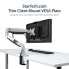 Фото #4 товара StarTech.com Thin Client Mount - VESA Mounting Bracket - Monitor stand-mounted CPU holder - Small Desktop - 5 kg - 75 x 75,100 x 100 mm - Black - Plastic - Steel