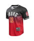 ფოტო #4 პროდუქტის Men's Post Trae Young Black, Red Atlanta Hawks Ombre Name and Number T-shirt