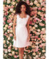 ფოტო #4 პროდუქტის Women's Mikado Embellished Sheath Dress