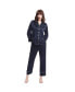 ფოტო #1 პროდუქტის Women's 22 Momme Chic Trimmed Silk Pajama Set for Women