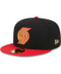 Men's Black/Red Portland Trail Blazers Gameday Gold Pop Stars 59FIFTY Fitted Hat Красно-черный, 7 1/2 - фото #4