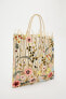 EMBROIDERED FABRIC BAG