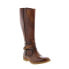 Фото #2 товара Roan by Bed Stu Gayla FR85814 Womens Brown Leather Zipper Knee High Boots 6.5