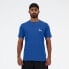 Фото #1 товара New Balance Men's 9060 Sketch T-Shirt Blue Size S