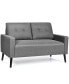 Modern Loveseat Sofa 55'' Upholstered Chair Couch with Soft Cushion - фото #1