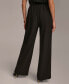 ფოტო #2 პროდუქტის Women's Flat-Front Wide-Leg Pants