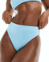 Nike Swimming Essential high waist bikini bottoms in aquarius blue