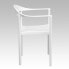 Фото #1 товара Hercules Series 1000 Lb. Capacity White Plastic Cafe Stack Chair