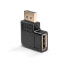 Фото #1 товара Lindy DisplayPort 1.4 Adapter 90° right - DisplayPort - DisplayPort - Black
