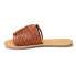Фото #3 товара BEACH by Matisse Baxter Flat Womens Brown Casual Sandals BAXTER-184