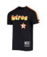 Фото #4 товара Men's Navy, Orange Houston Astros Taping T-shirt