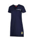 Women's Navy Distressed New York Yankees Cooperstown Collection V-Neck Dress