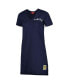 ფოტო #3 პროდუქტის Women's Navy Distressed New York Yankees Cooperstown Collection V-Neck Dress