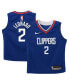 ფოტო #1 პროდუქტის Little Boys Kawhi Leonard Royal LA Clippers Dri-FIT Swingman Player Jersey - Icon Edition