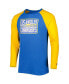 Фото #3 товара Men's Powder Blue Los Angeles Chargers Current Raglan Long Sleeve T-shirt