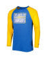 ფოტო #3 პროდუქტის Men's Powder Blue Los Angeles Chargers Current Raglan Long Sleeve T-shirt