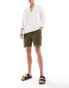 Фото #1 товара ONLY & SONS pull on twill short in khaki