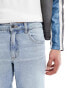 Фото #8 товара ASOS DESIGN slim jeans in light wash blue