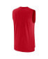 Фото #4 товара Men's Red Cleveland Guardians Exceed Performance Tank Top