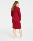 Фото #4 товара Women's Collared Sweater Dress, Created for Macy's