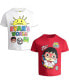 ფოტო #1 პროდუქტის RYANS WORLD Red Titan Combo Panda 2 Pack T-Shirts Toddler |Child Boys