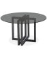 Фото #10 товара Emila 54" Round Glass Mix and Match Dining Table, Created for Macy's
