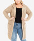 Фото #1 товара Plus Size Chelsea Long Sleeve Coatigan Sweater