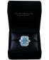 ფოტო #2 პროდუქტის EFFY® Aquamarine (6-7/8 ct. t.w.) & Diamond (1/2 ct. t.w.) Ring in 14k White Gold
