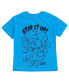 Boys Sonic The Hedgehog Tails Knuckles T-Shirt and Shorts Outfit Set Blue