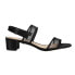 Фото #1 товара Nina Ganice Block Heels Evening Womens Black Dress Sandals GANICE-BLK