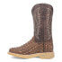 Фото #3 товара Dingo Death Valley Embroidered Croc Round Toe Cowboy Mens Brown Casual Boots DI