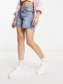 Фото #1 товара Levi's 501 original mid thigh shorts in mid wash blue