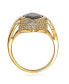 ფოტო #3 პროდუქტის Suzy Levian Sterling Silver Cubic Zirconia Marquise Ring