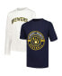 Фото #1 товара Big Boys Navy, White Milwaukee Brewers T-shirt Combo Set