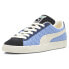 Фото #2 товара Puma Suede Crochet Lace Up Mens Blue Sneakers Casual Shoes 39724401