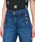 Фото #4 товара Petite Mid-Rise Wide-Leg Jeans, First@Macy's