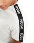 Фото #8 товара Hugo Bodywear sporty logo t-shirt in white