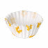 Muffin Tray Algon Yellow flower Disposable (75 Pieces) (24 Units)