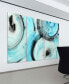 "Ripple Effect IV Abc" Frameless Free Floating Tempered Glass Panel Graphic Wall Art Set of 3, 72" x 36" x 0.2" Each